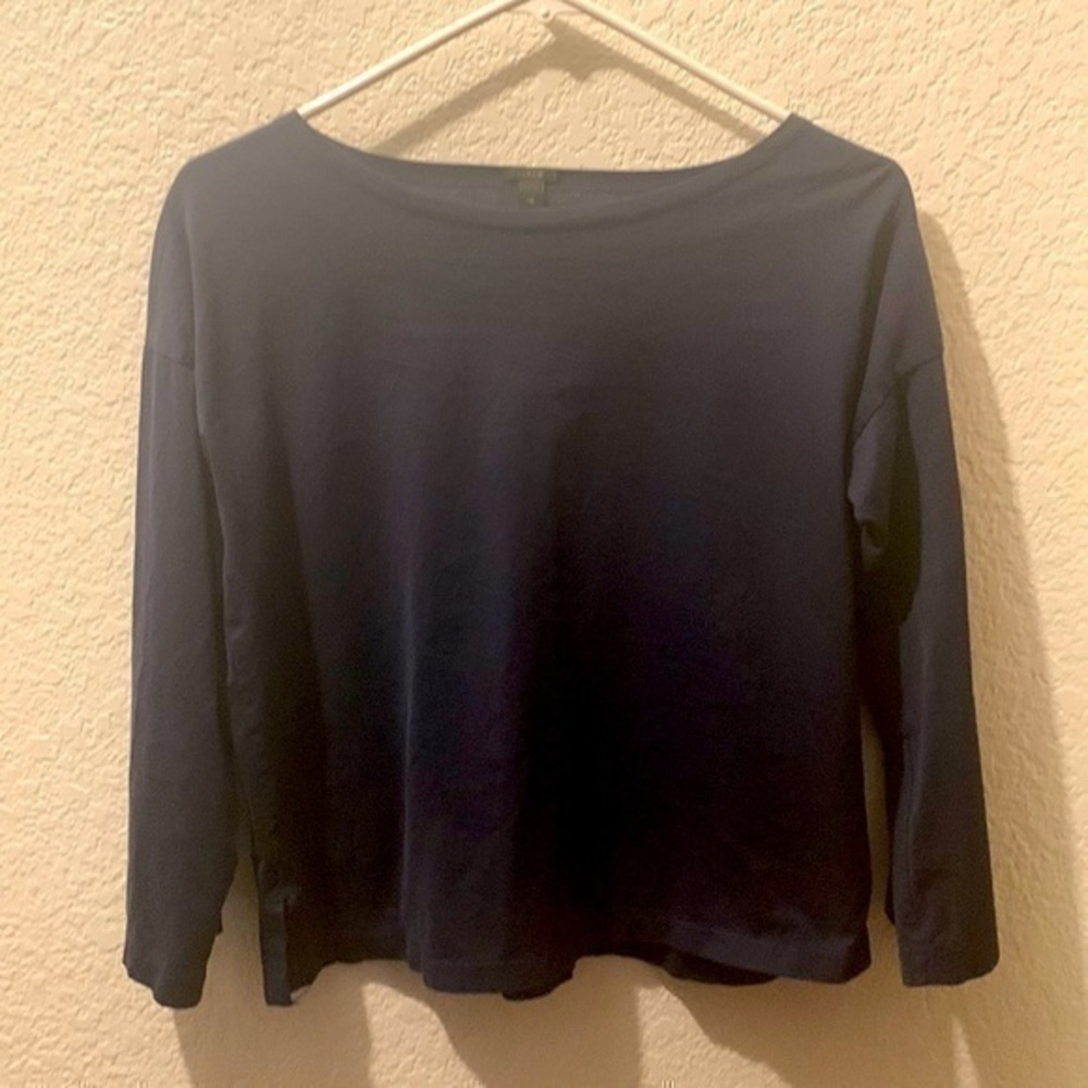 J. Crew navy blue top